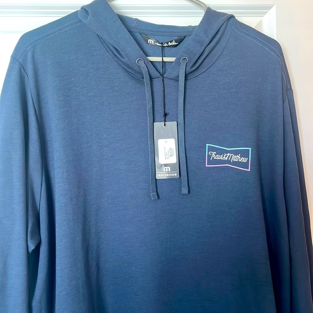 Travis Mathew Sweatshirt XL Blue brand new with tags
